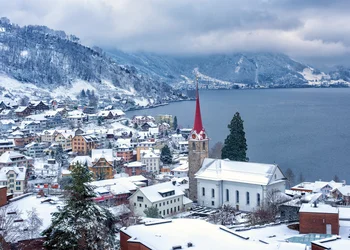 Jahreswechsel in den Schweizer Alpen